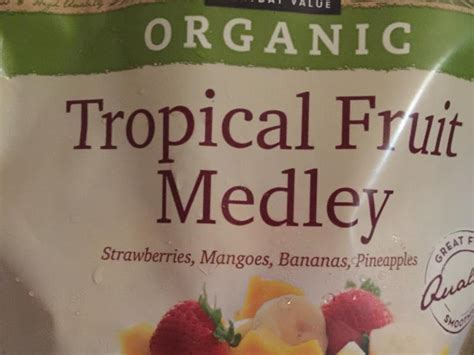 How many calories are in tropical medley - calories, carbs, nutrition