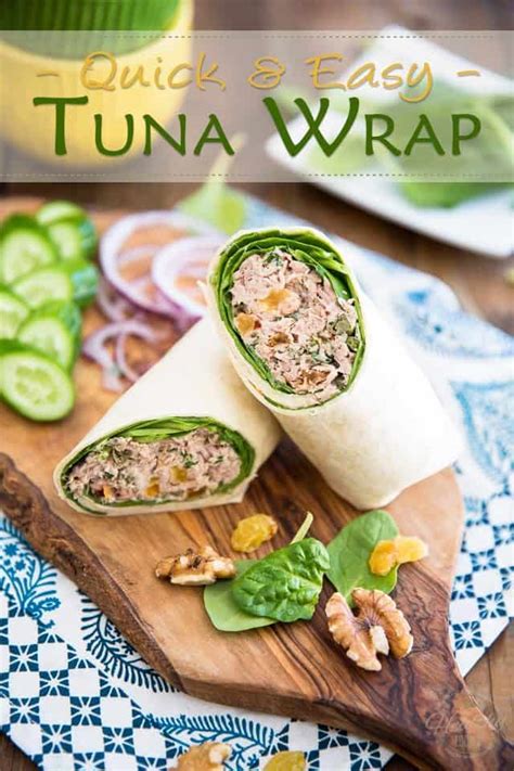 How many calories are in tuna and cheddar wrap - calories, carbs, nutrition