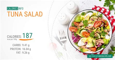 How many calories are in tuna pecan salad (56.0) - calories, carbs, nutrition