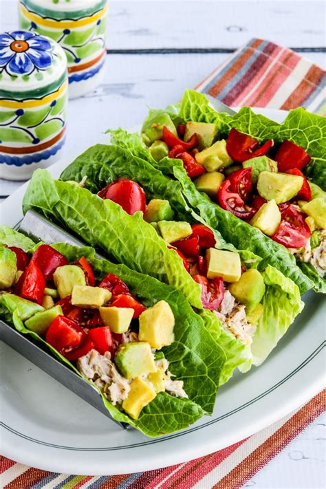 How many calories are in tuna salad lettuce wrap - calories, carbs, nutrition