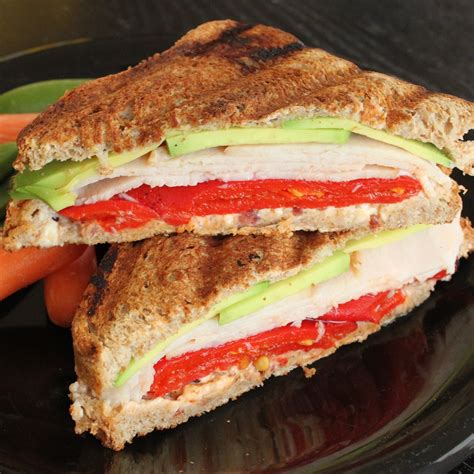 How many calories are in turkey and bacon panini - calories, carbs, nutrition