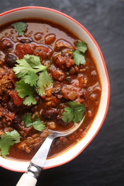 How many calories are in turkey and bean chili - calories, carbs, nutrition