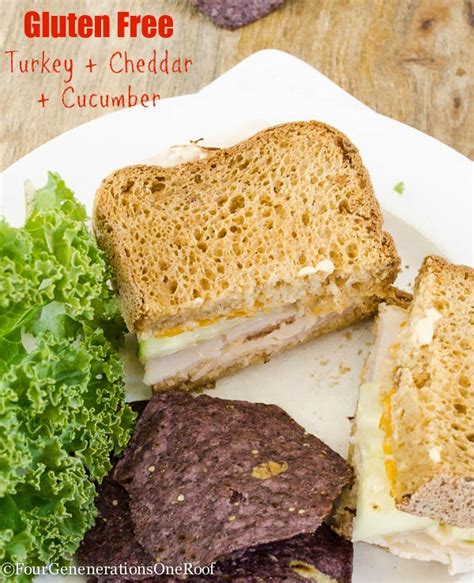 How many calories are in turkey cheddar cucumber sandwich - calories, carbs, nutrition