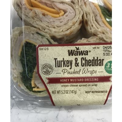 How many calories are in turkey rf cheddar wrap (52188.72) - calories, carbs, nutrition