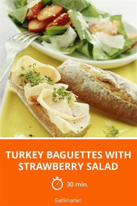 How many calories are in turkey salad baguette - calories, carbs, nutrition