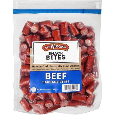 How many calories are in turkey sausage snack bites - calories, carbs, nutrition