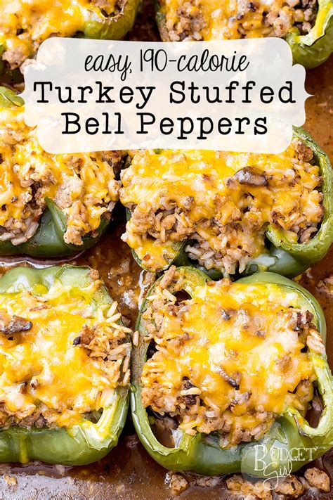 How many calories are in turkey stuffed green pepper - calories, carbs, nutrition