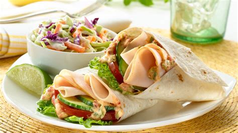How many calories are in turkey thyme mayo wrap - calories, carbs, nutrition