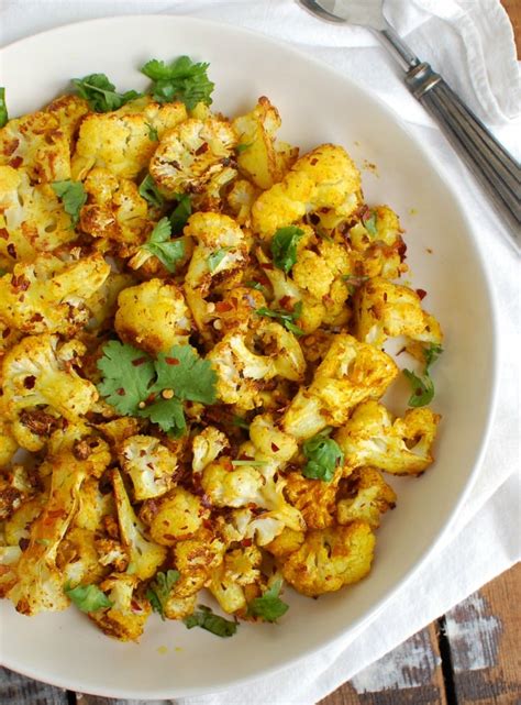 How many calories are in turmeric-roasted cauliflower - calories, carbs, nutrition