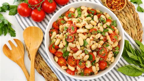 How many calories are in tuscan white bean salad - calories, carbs, nutrition