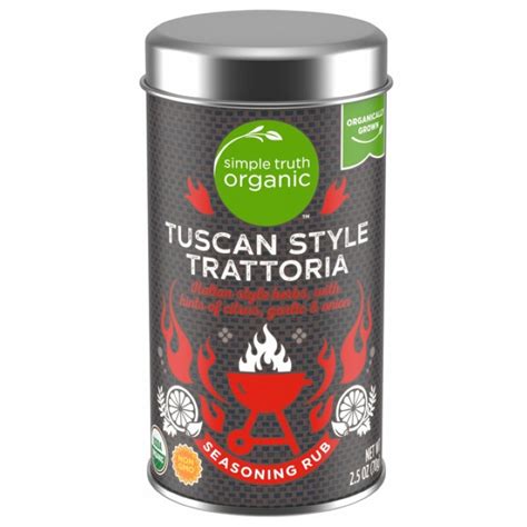 How many calories are in tuscan-style rub - calories, carbs, nutrition