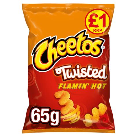 How many calories are in twisted flaming hot - calories, carbs, nutrition