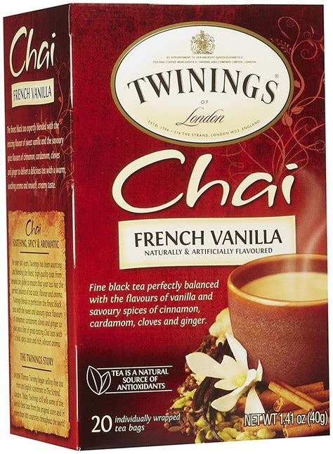 How many calories are in vanilla chai tea - calories, carbs, nutrition