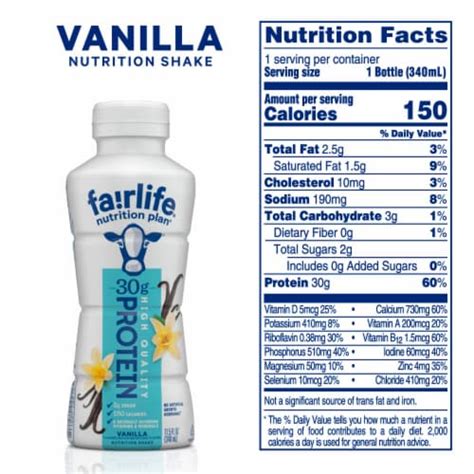 How many calories are in vanilla protein - calories, carbs, nutrition