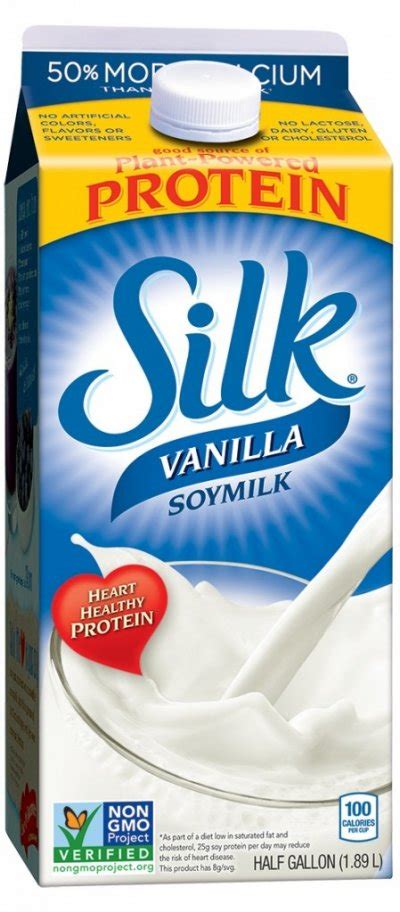 How many calories are in vanilla soymilk - calories, carbs, nutrition
