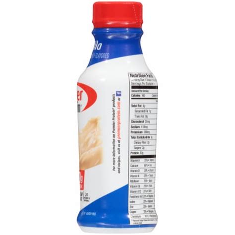 How many calories are in vanilla-high protein shake - calories, carbs, nutrition