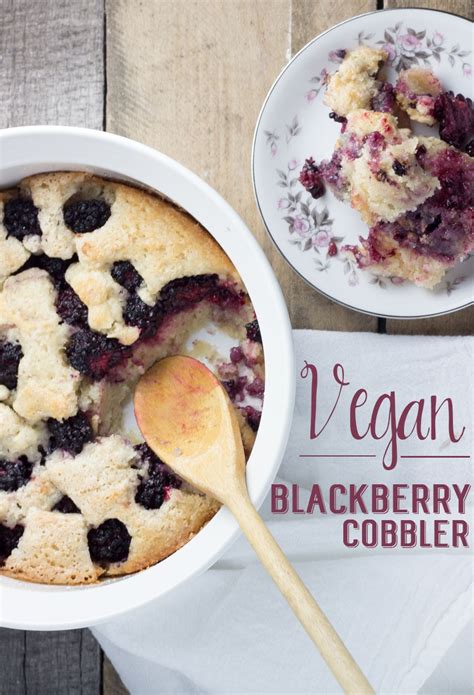 How many calories are in vegan blackberry cobbler - calories, carbs, nutrition