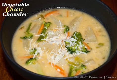 How many calories are in vegetable cheese chowder - calories, carbs, nutrition