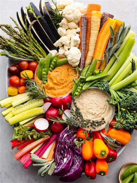 How many calories are in vegetable crudite - calories, carbs, nutrition