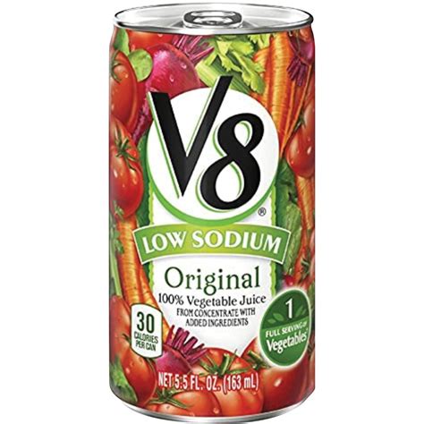 How many calories are in vegetable juice cocktail, low sodium, canned - calories, carbs, nutrition