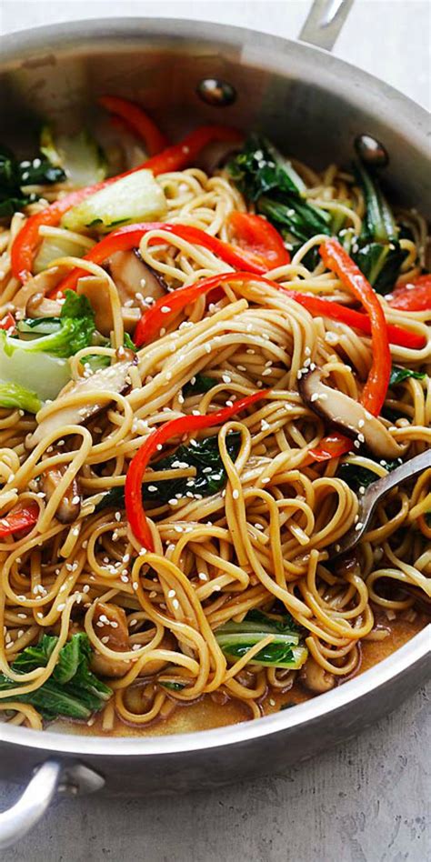 How many calories are in vegetable lo mein - calories, carbs, nutrition