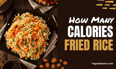 How many calories are in vegetarian fried rice - calories, carbs, nutrition