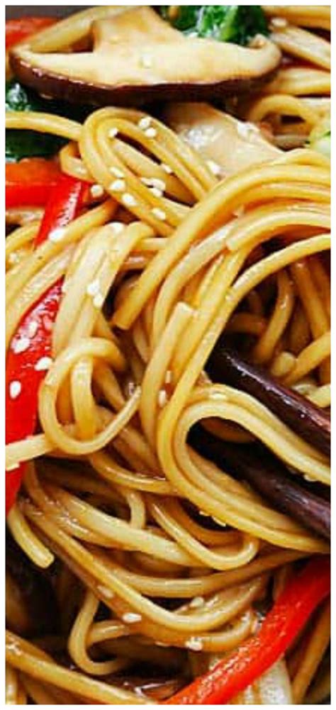 How many calories are in vegetarian lo mein - calories, carbs, nutrition