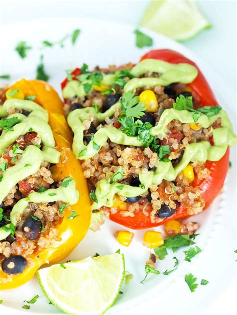 How many calories are in vegetarian mexican stuffed peppers citrus spinach salad - calories, carbs, nutrition