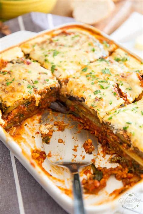 How many calories are in vegetarian moussaka - calories, carbs, nutrition