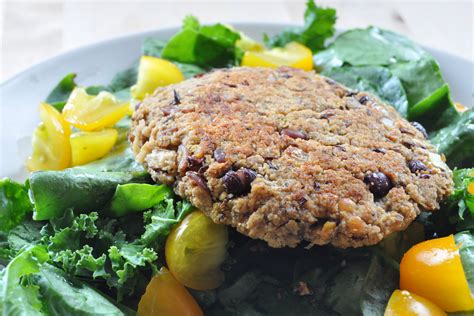 How many calories are in vegetarian mushroom lentil burger - calories, carbs, nutrition