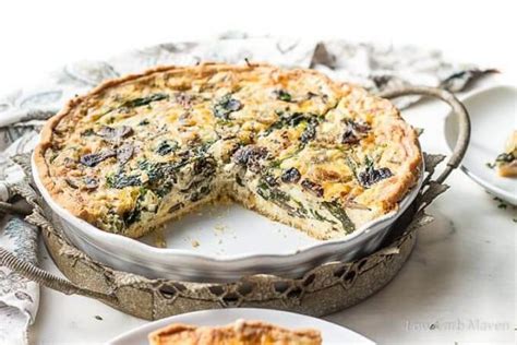 How many calories are in vegetarian quiche - calories, carbs, nutrition