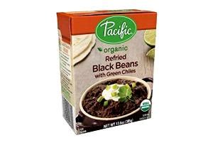 How many calories are in vegetarian refried black beans - calories, carbs, nutrition