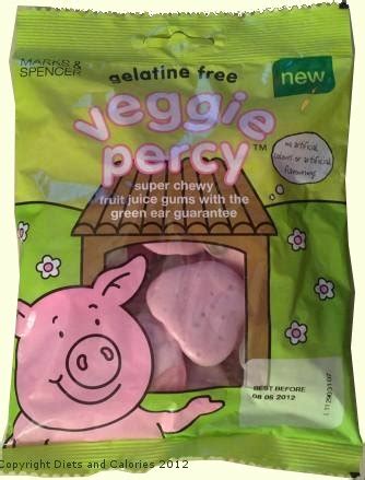 How many calories are in veggie percy - calories, carbs, nutrition