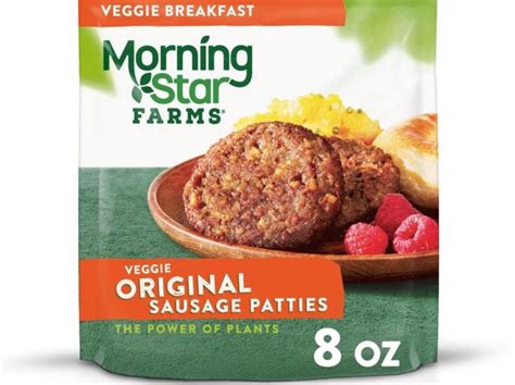 How many calories are in veggie sausage patties - calories, carbs, nutrition