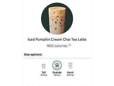 How many calories are in venti soy chai - calories, carbs, nutrition