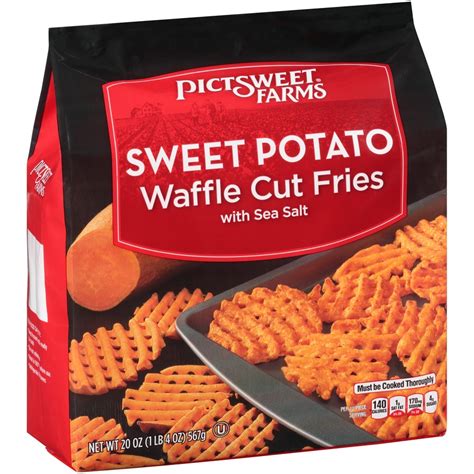 How many calories are in waffle cut sweet potato fries - calories, carbs, nutrition