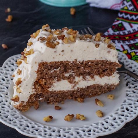 How many calories are in walnut torte - calories, carbs, nutrition