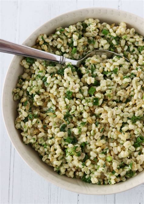 How many calories are in warm barley rice salad - calories, carbs, nutrition