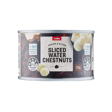 How many calories are in water chestnuts sliced drained 3 oz - calories, carbs, nutrition