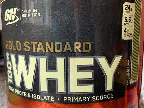 How many calories are in whey protein isolate - chocolate - calories, carbs, nutrition