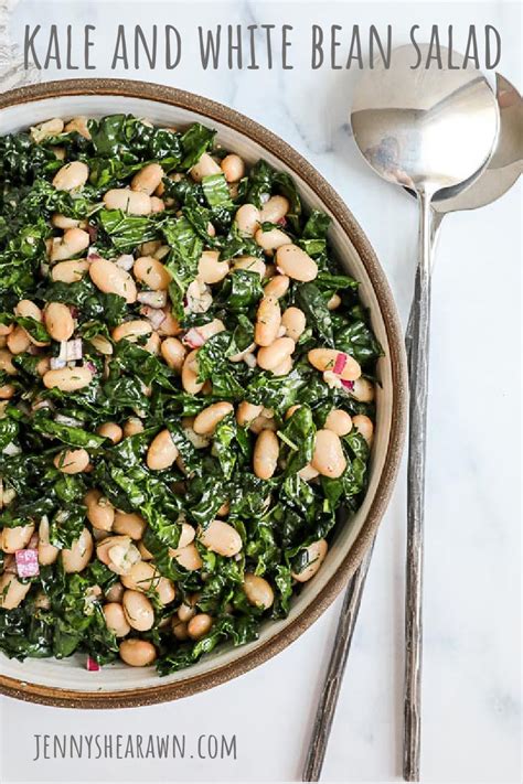 How many calories are in white bean and kale salad (35089.1) - calories, carbs, nutrition