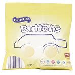 How many calories are in white chocolate buttons - calories, carbs, nutrition