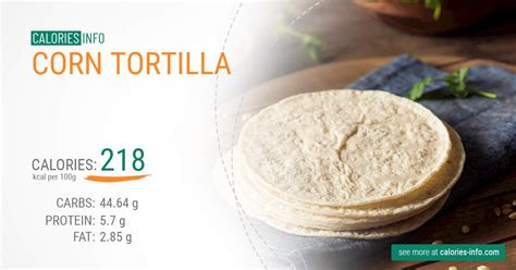 How many calories are in white corn tortilla - calories, carbs, nutrition
