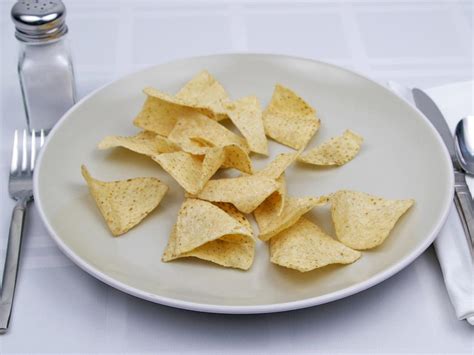 How many calories are in white corn tortilla chips - calories, carbs, nutrition