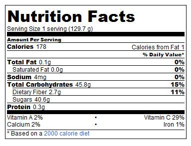 How many calories are in whole cranberry sauce (31661.1) - calories, carbs, nutrition