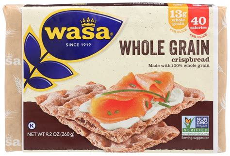 How many calories are in whole grain crisp bread - calories, carbs, nutrition