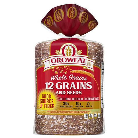 How many calories are in whole grain organic 12 grain bread - calories, carbs, nutrition