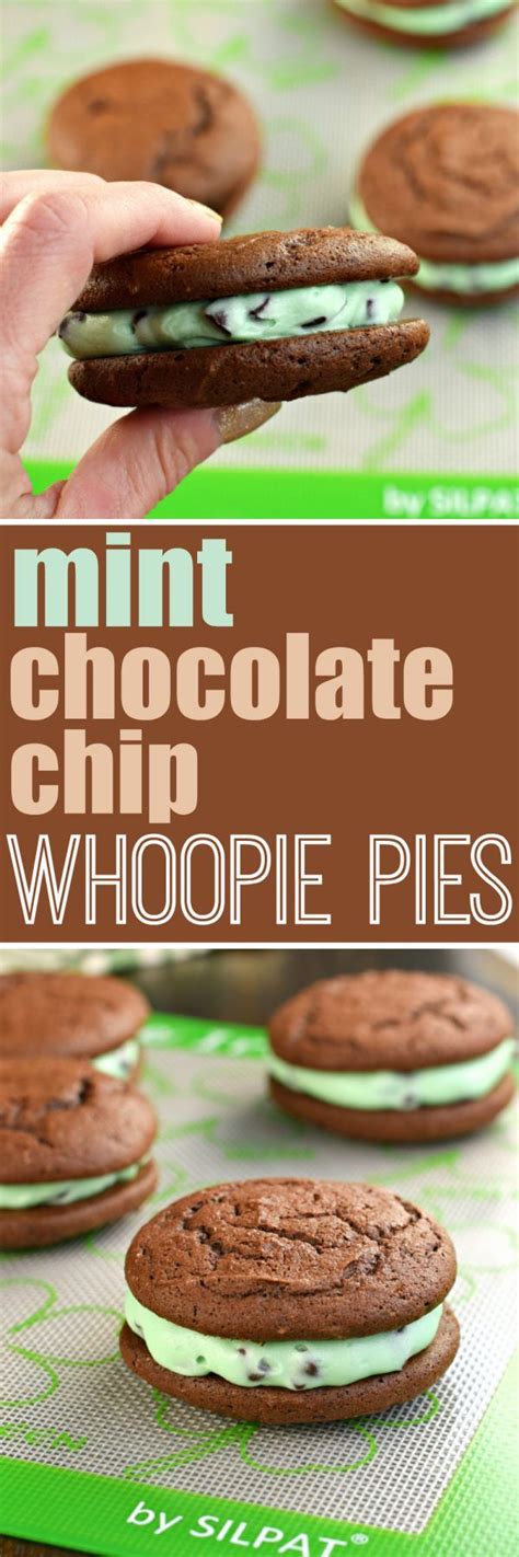 How many calories are in whoopie pie mint chocolate chip - calories, carbs, nutrition