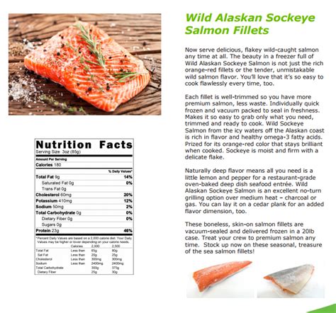 How many calories are in wild alaskan sockeye salmon - calories, carbs, nutrition