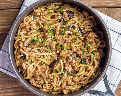 How many calories are in yaki udon - calories, carbs, nutrition